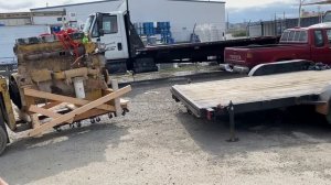 Забрали моторы из мастерской и будем устанавливать Двигатель Caterpillar 6NZ Kenworth W900L Часть2