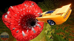 МАШИНЫ ПРЫГАЮТ В ПАСТЬ ДЬЯВОЛУ BeamNG Drive