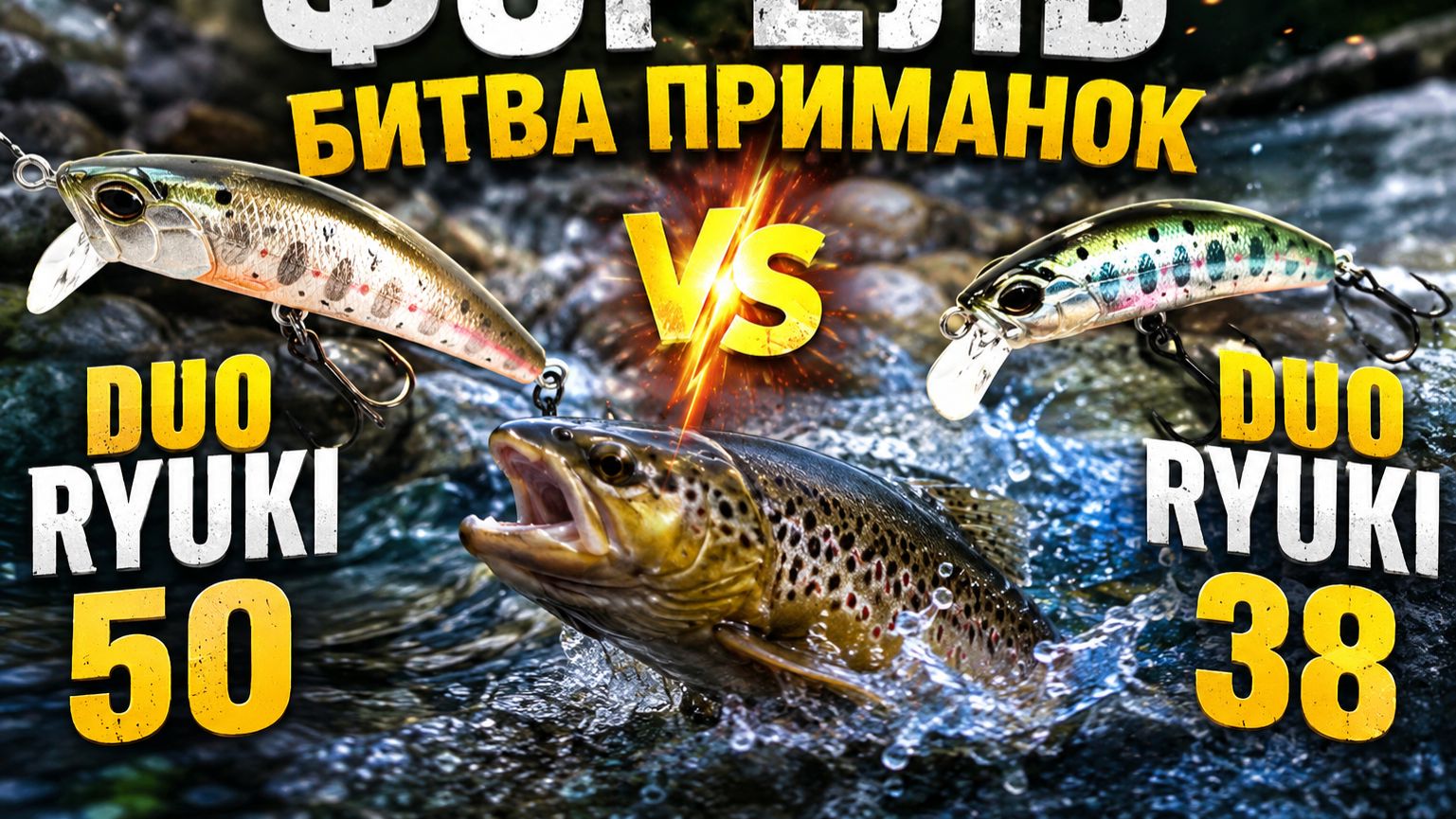 DUO RYUKI 50S VS 38S. Я ДАЛ ИМ ПО 1 ЧАСУ…