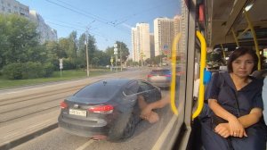 Поездка на автобусе ЛиАЗ 6213 борт 193229 по маршруту 010