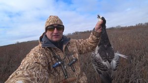 Охота на гуся в тяжелых условиях. Охота на севере. Hunting