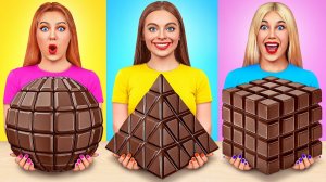 Геометрический Челлендж с Едой _ Битвы с Едой