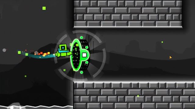 Прохожу 1 уровень в Geometry Dash Subzero