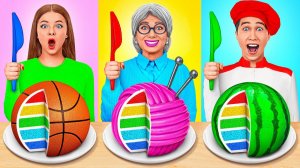 Кулинарный Челлендж# Я против Бабушки # Укрась Торт Челлендж от Multi DO Challenge