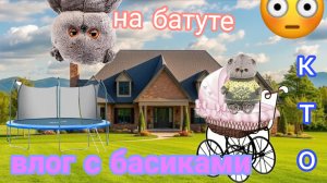 влог с басиками😱 батут, площадка🥰😱😺
