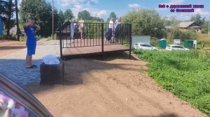 Съездили на кладбище ,набережная посёлка Лальск.