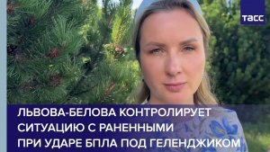 Львова-Белова контролирует ситуацию с раненными при ударе БПЛА под Геленджиком