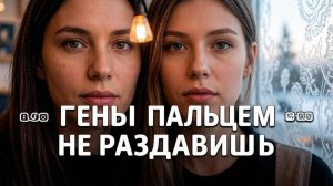 Гены пальцем не раздавишь