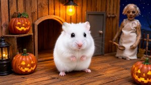 👻🐹 Хомяк сбегает из лабиринта-тюрьмы с привидениями — Лабиринт для хомяка  Развивающий мультфильм