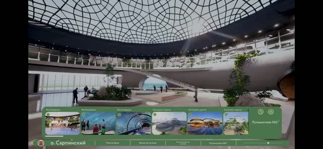 3D и интерактивная презентация с виртуальным туром, 360 панорамой, картой застройки и визуализацией