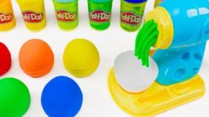 Радужные лапшички из Play‑Doh + режем антистресс‑шарики + кинетический песок | ASMR 🌈
