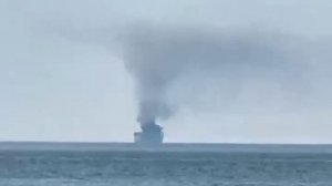 Около Одессы горит очередное судно, которое использовалось режимом Зеленского для поставок оружия.