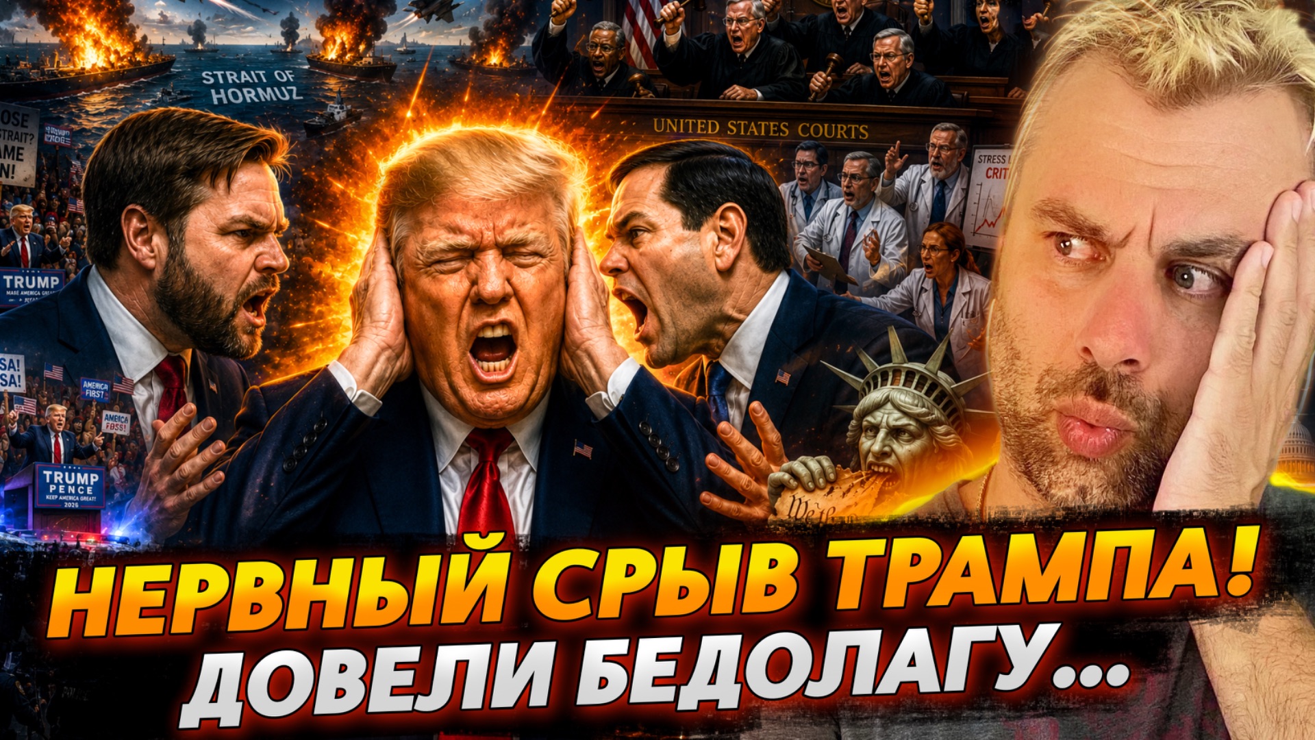 НЕРВНЫЙ СРЫВ ТРАМПА! | ДОВЕЛИ БЕДОЛАГУ