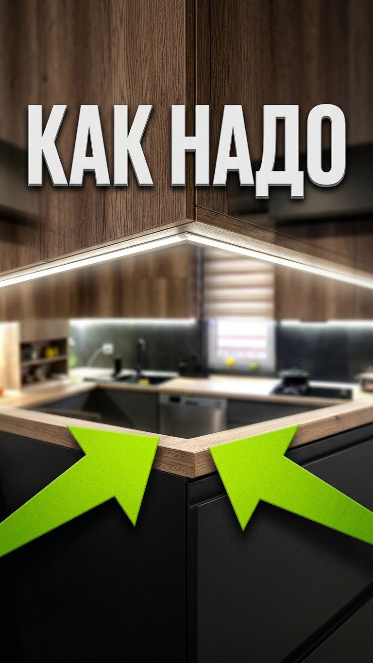 Готовая кухня на заказ: детали и результат #luckmebel #мебельназаказ  #кухниподзаказ  #кухни