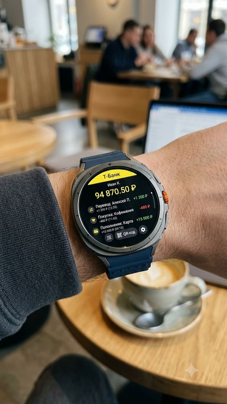 Оплата T - Pay Watch на Galaxy Watch Ultra 2, Galaxy Watch 9
