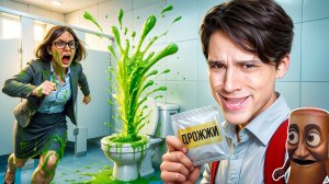 ВЗОРВАЛ ШКОЛЬНЫЙ ТУАЛЕТ!😱 ПРАНК с ДРОЖЖАМИ ВЫШЕЛ ИЗ-ПОД КОНТРОЛЯ!😭