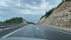 Дорога по Уральским горам 4К, оригинальны звук