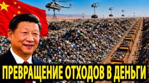 Китай перерабатывает горы мусора, используя невероятные новые технологии