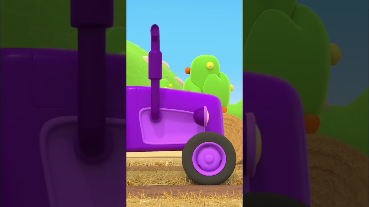 Самый быстрый способ собрать сено на ферме 🚜 #мультики #машиныпомощники #длядетей