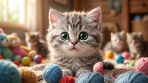 🐱Кошки Играют
