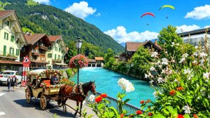 Интерлакен, Швейцария 🇨🇭 Самый очаровательный швейцарский городок летом 🌿
