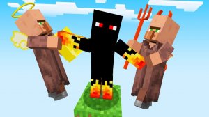 ЛОЙ ЖИТЕЛЬ ПРОТИВ ДОБРОГО ЖИТЕЛЯ В MINECRAFT! ⚔️