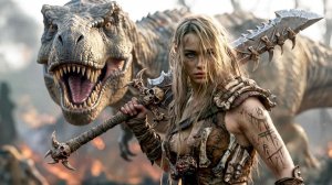 Primal Barbarians Kingdoms at War   Epic Dinosaur Warriors Battle   Prehistoric Fantasy   4K