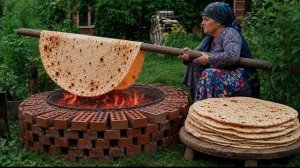Выпечка Хлеба: Деревенский Лаваш На Раскаленных Углях 🔥🌾