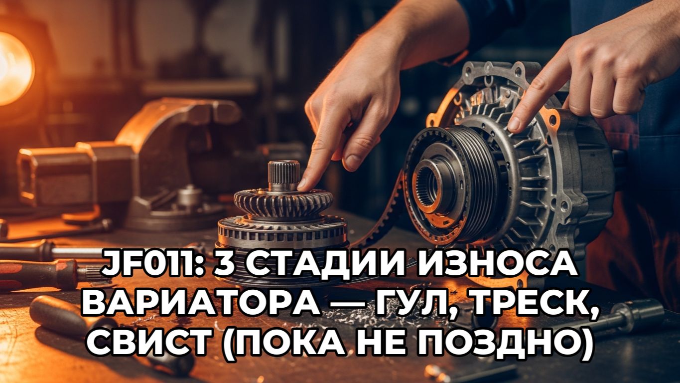 JF011: признаки износа вариатора Nissan Teana, X-Trail, Qashqai — гул, треск, свист