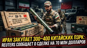 🚀 Иран закупает 300–400 китайских ПЗРК: Reuters сообщает о сделке на 70 млн долларов