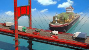 🚢🌉 Гигантские суда таранят длинный мост — смотрим, как всё рушится в Teardown💥 | Мультики