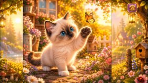 Пазлы. Милые котики. Развивающее видео для детей.