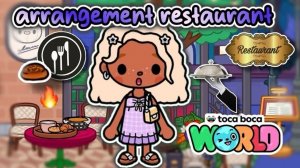 🍿 ОБУСТРОЙСТВО РЕСТОРАНА В ТОКА БОКА☕ - Toca Boca World 🌍 - toca twix🍫