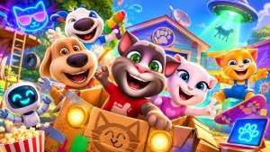 Говоряший Том|друзья|игра|детям #длядетей #игра