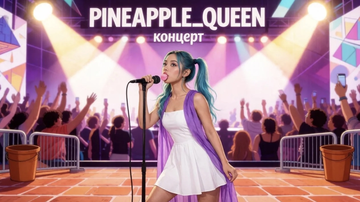 Мой концерт в аватар ворлд!!! Концерт PINEAPPLE_QUEEN в аватар ворлд!!!