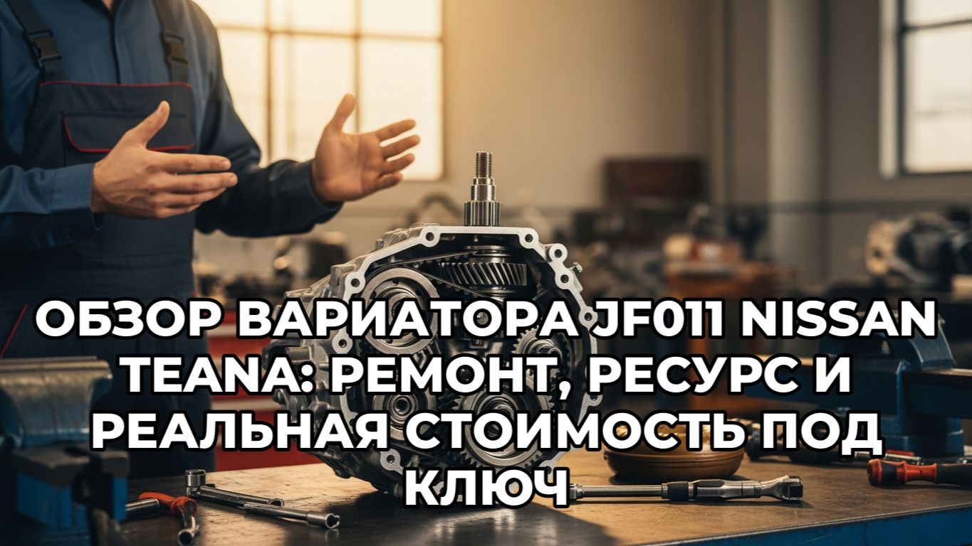 Вариатор JF011 Nissan Teana 2.4: ремонт, ресурс, стоимость под ключ
