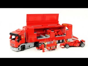 Lego Racers 8654 Грузовик Scuderia Ferrari - Скоростная сборка Lego для коллекционеров