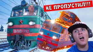 Столкновение Электровозов в Trans Siberian Railway #2
