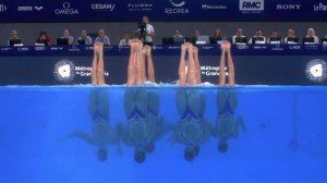Наши синхронистки завоевали золото на ЧЕ по водным видам спорта в Париже.