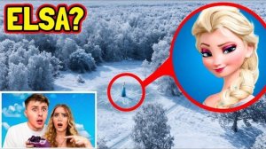 Дрон заснял настоящую Эльзу! Она существует!
