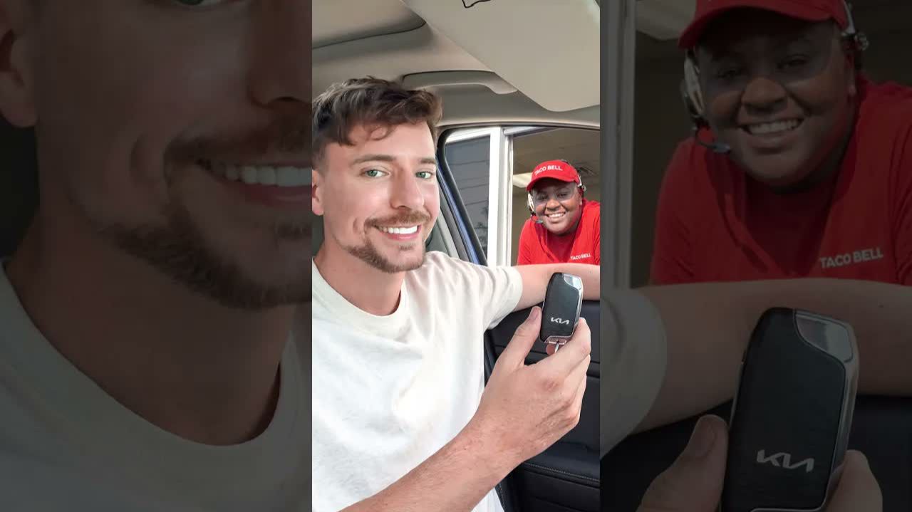 Оплачиваю Еду Своей Машиной (Мистер Бист | Mr Beast)