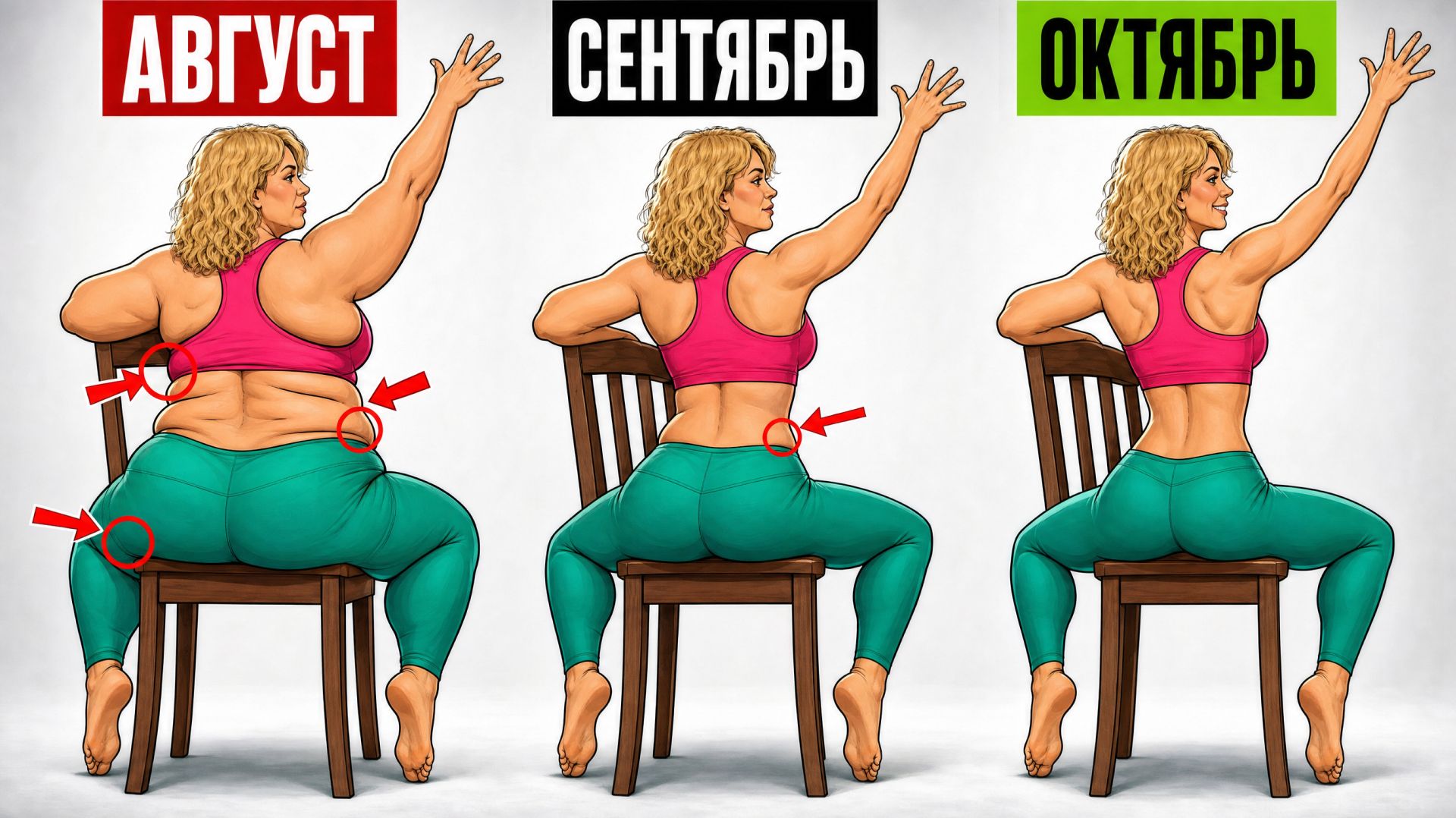 🔥 Танцуем СИДЯ! СПИНА, БОКА и БЁДРА тают даже в 50+ 🪑 Марафон 21 день