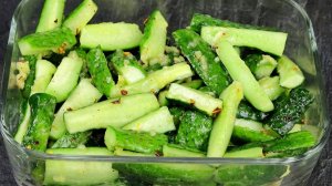 Закуска из Огурцов. Этот рецепт Закуски Вас покорит!Необыкновенный вкус, нежная и ароматная заправка
