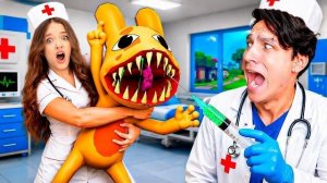 А ОН ТОЧНО НЕ КУСАЕТСЯ?!😱 МЫ С ЖЕНОЙ ЛЕЧИМ ЖИВОТНЫХ от АНОМАЛИЙ В ROBLOX!