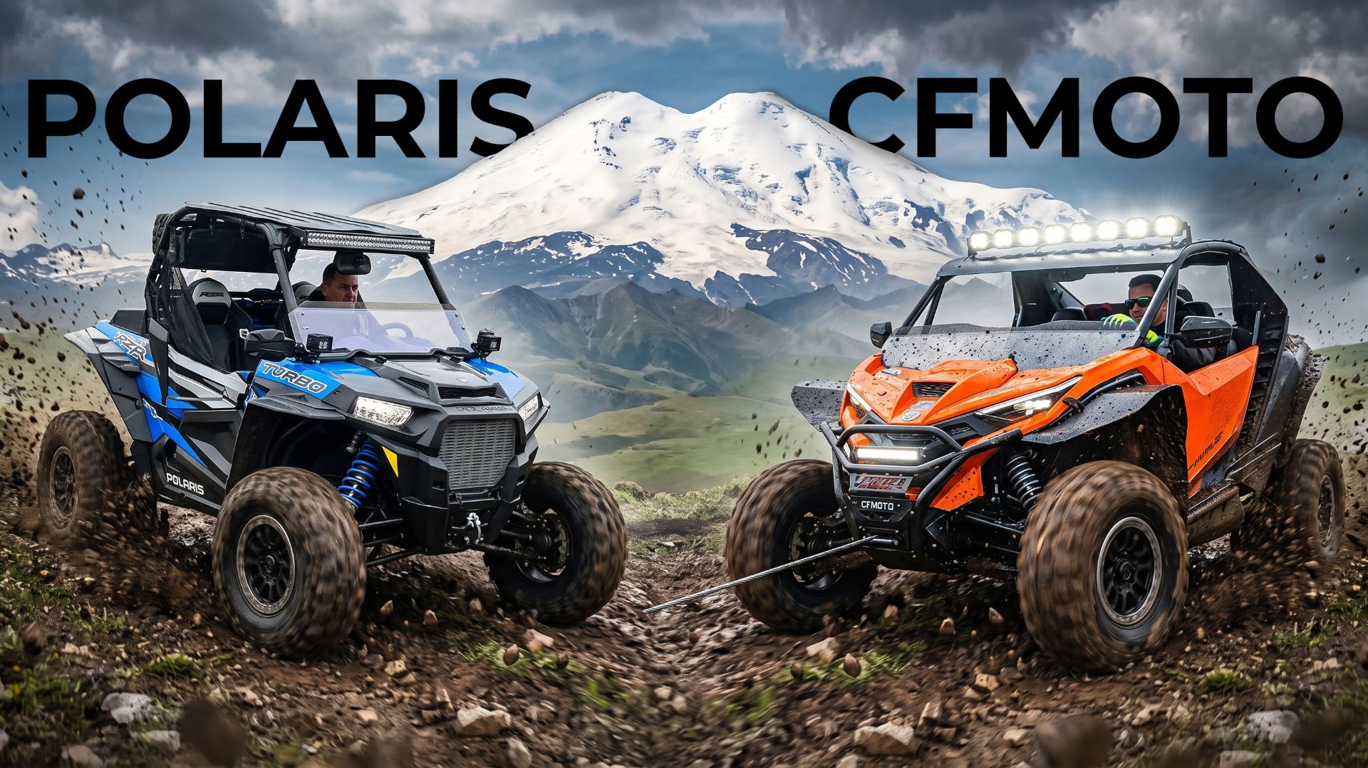 CFMOTO РАЗРЫВАЕТ POLARIS? Экспедиция на Эльбрус через дождь и самое красивое бездорожье России!