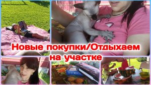 Новые покупки/Отдыхаем на участке  Часть 2