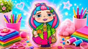 Потрясающая кукла-подушка антистресс! 🌈🧸 Забавная красочная поделка