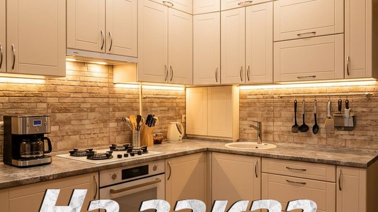 Обзор готовой кухни: результат реализации #luckmebel #дизайнинтерьера #дизайнмебели #ремонт
