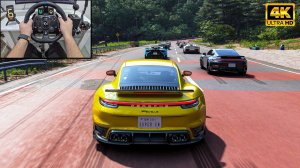 Porsche 911 Turbo S VS Supercars Forza Horizon 6