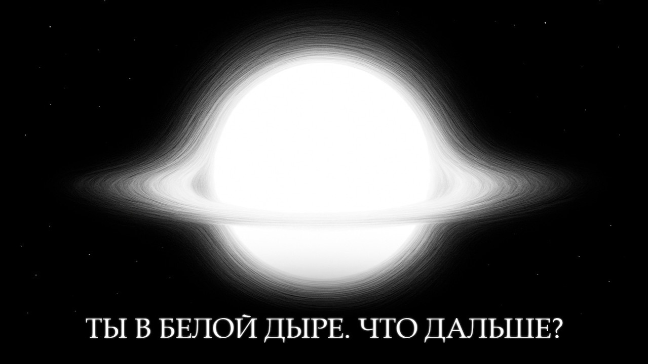 Что внутри белой дыры?